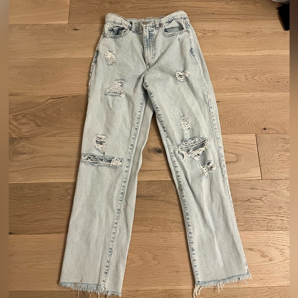 Garage light blue washed ripped jeans - Picture 2 of 4